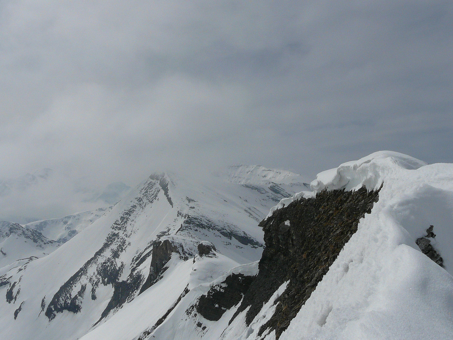 Le Cheval Blanc depuis la tête du Grenairon