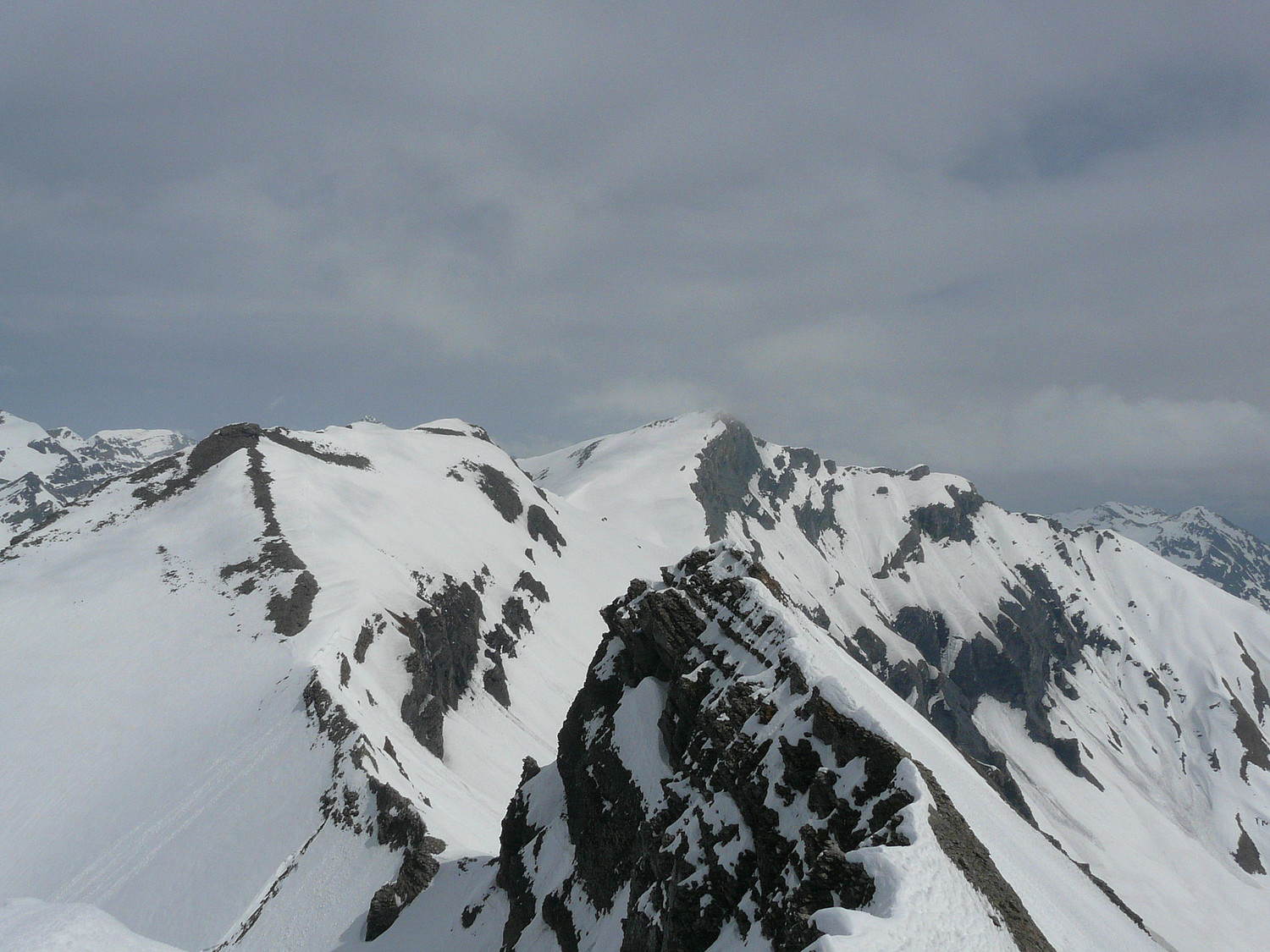 Pointe de la Finive depuis la tête du Grenairon