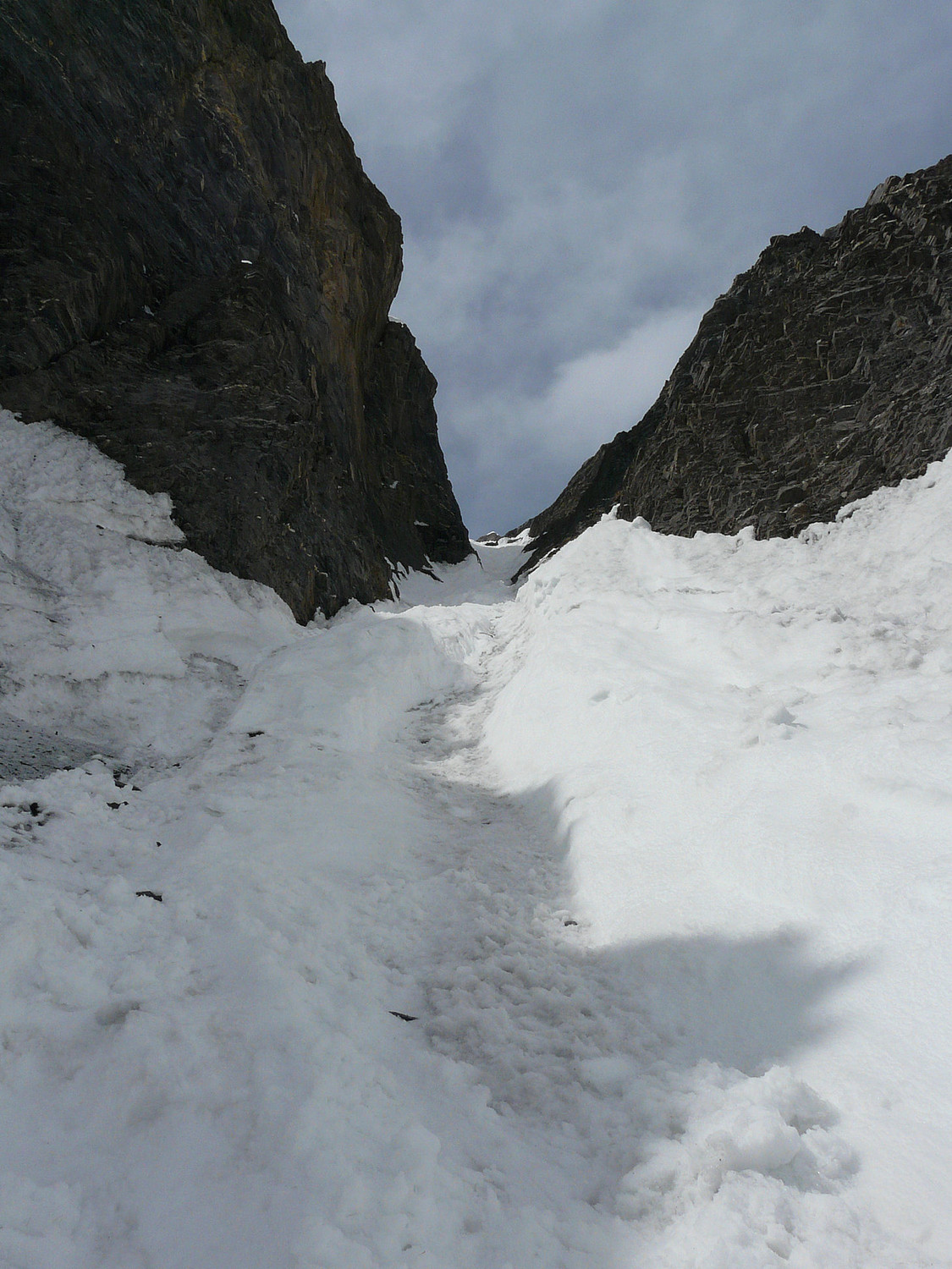 Condtions bien moyennes pour le couloir goulotte