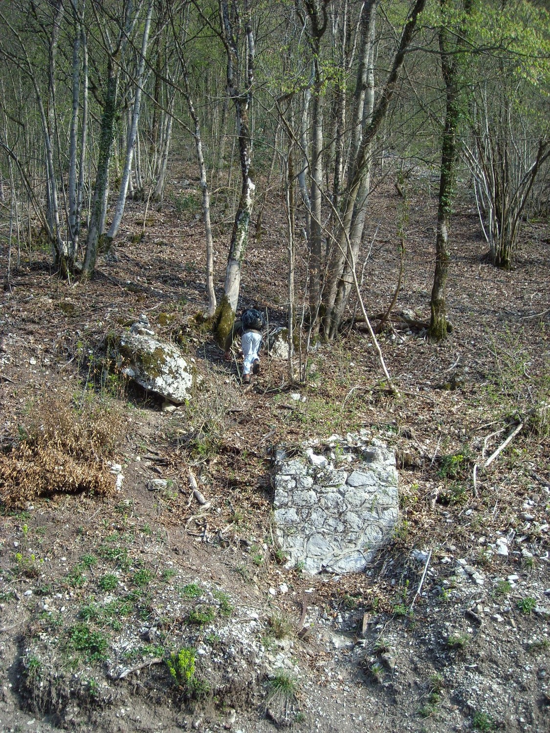Départ du sentier d'approche