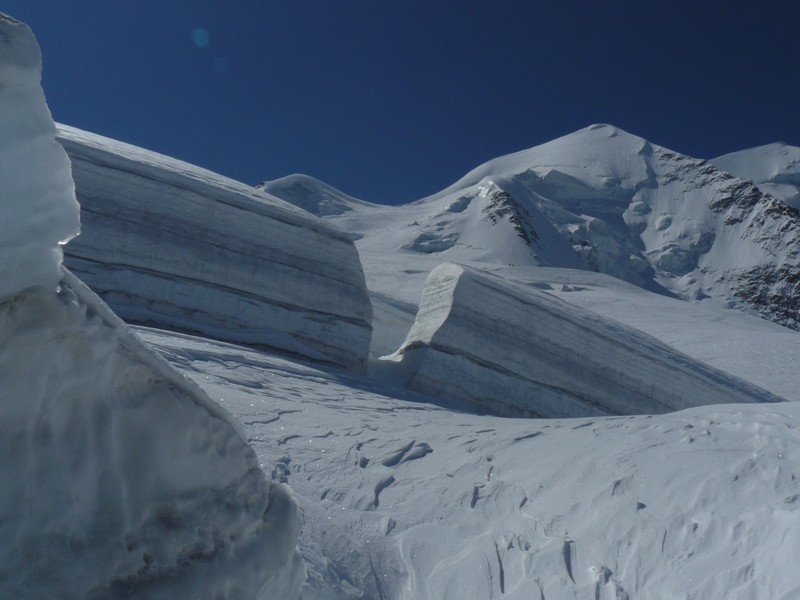 scendendo dal Palù, la vetta del primo