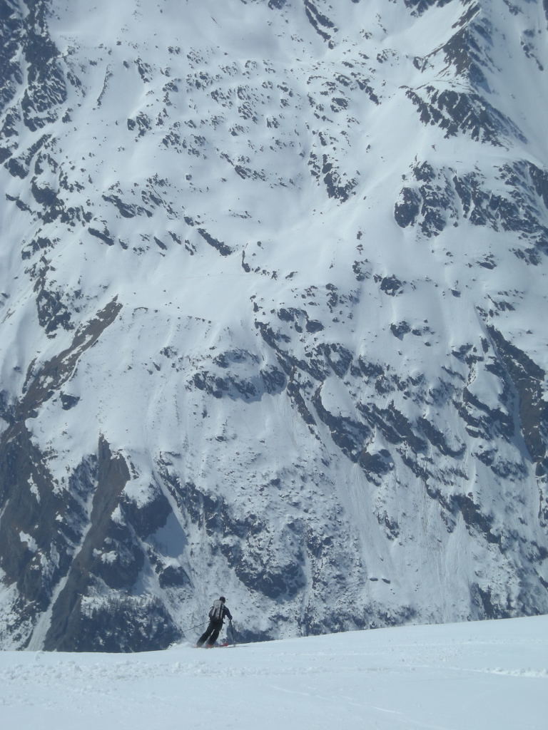 Patrick dans la descente du Col de Vasevay