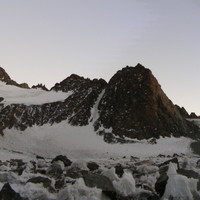 Nuestro campamento en el glaciar.