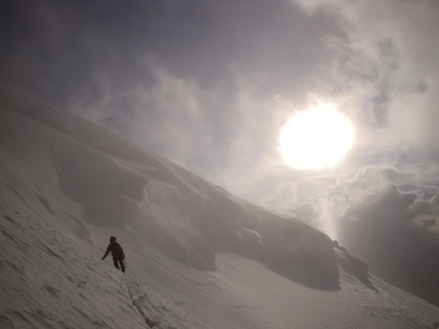Descente par le Tacul