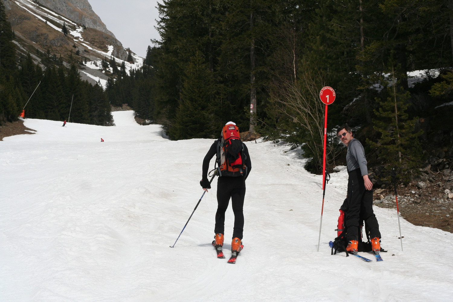 Grande Casse - depart tranquil sur les pistes