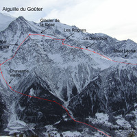 Le couloir Trappier (Aiguille du Goûter)