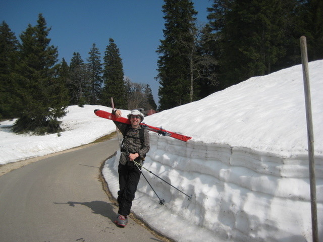 De la neige...