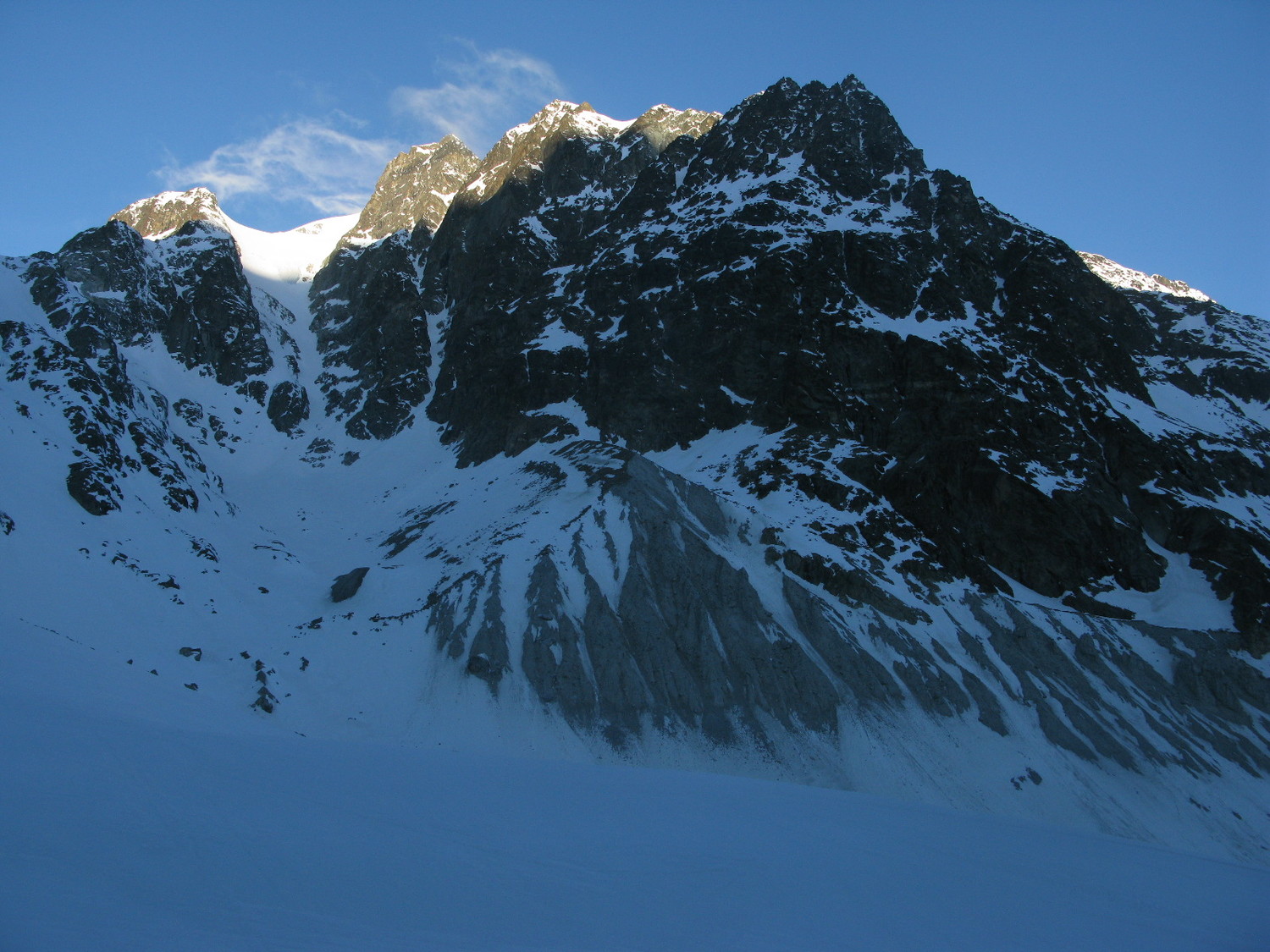 Sur le bas du glacier d'Arolla