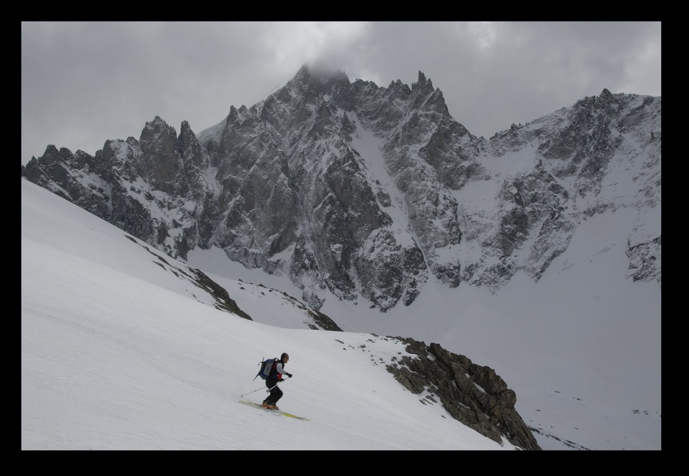 Descente sur neige facile
