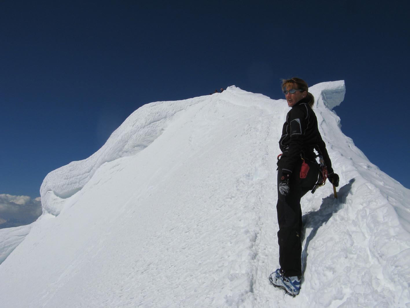 Mönch: arête sommitale en excellente condition :-)