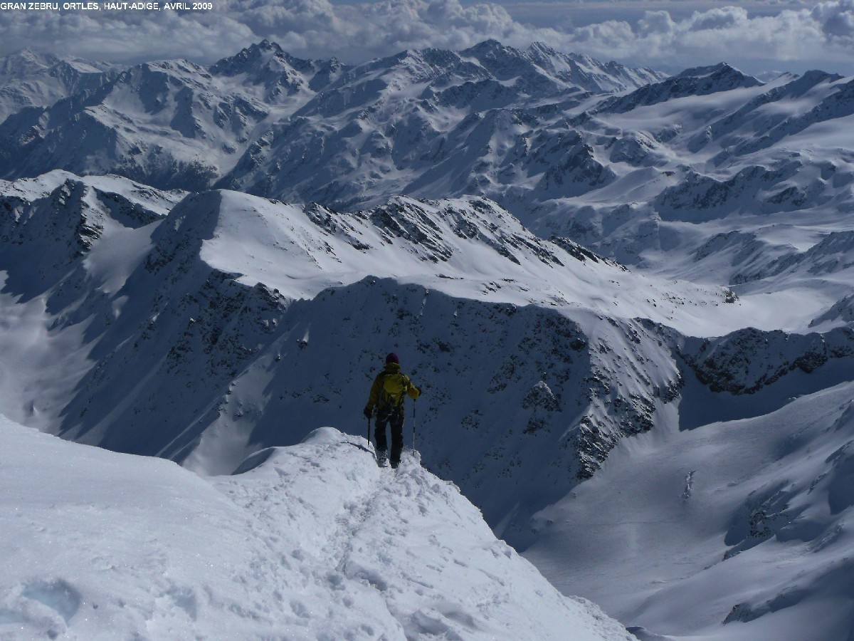Arête sommitale du Gran Zebru