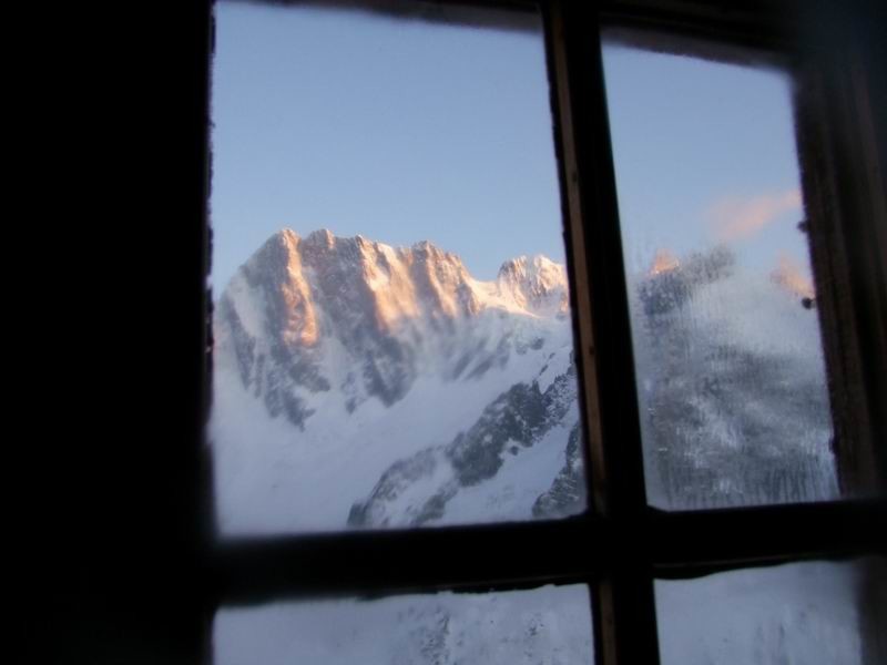 Les Grandes Jorasses du refuge