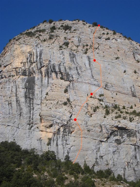 Tracé de Necronomicon à la Roca dels Arcs (Vilanova)