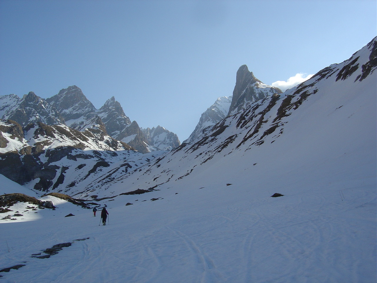 En montant le vallon des Glières