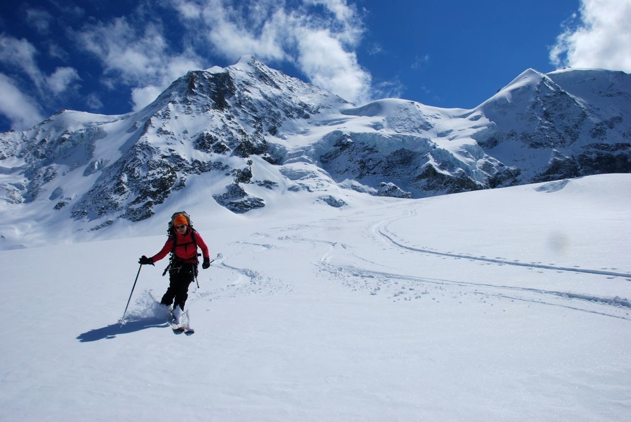 Sur le glacier Durand sous l'Obergabelhorn