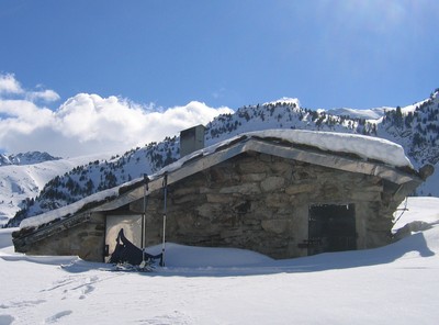 Cabane de la Sabine en Février 2006 Cabane de la Sabine en Février 2006