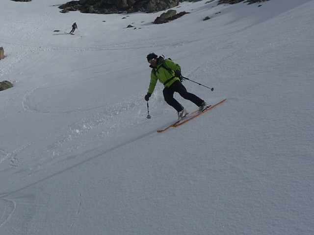 Descente du rocher rouge