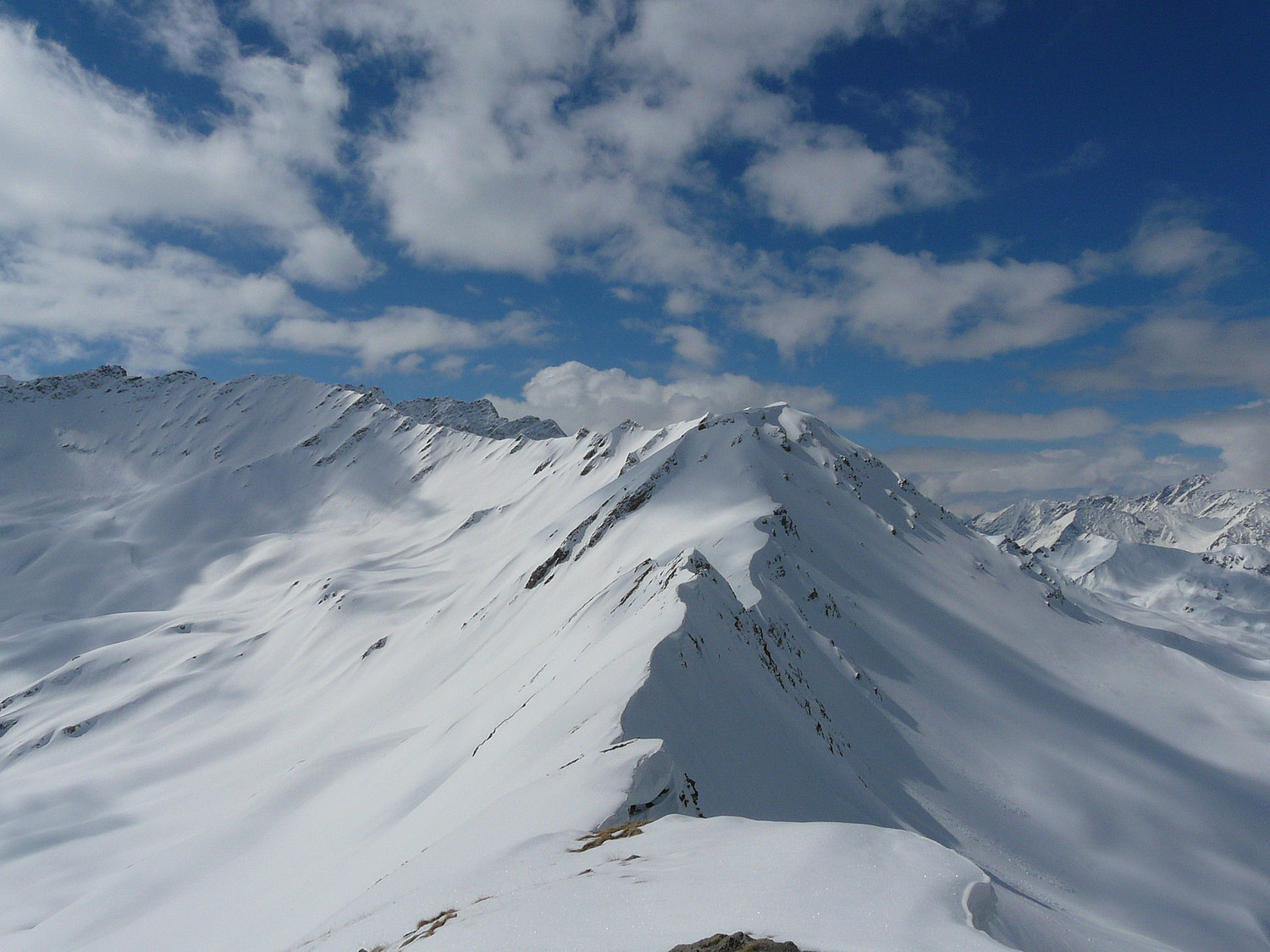 Bella Comba Arête SW en direction du mont Chearfière (val d'Aoste)