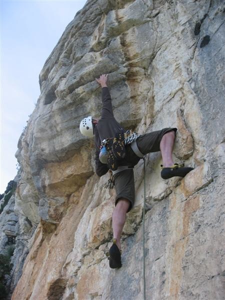 La vie est belle - Francois au depart de L3 (6c).