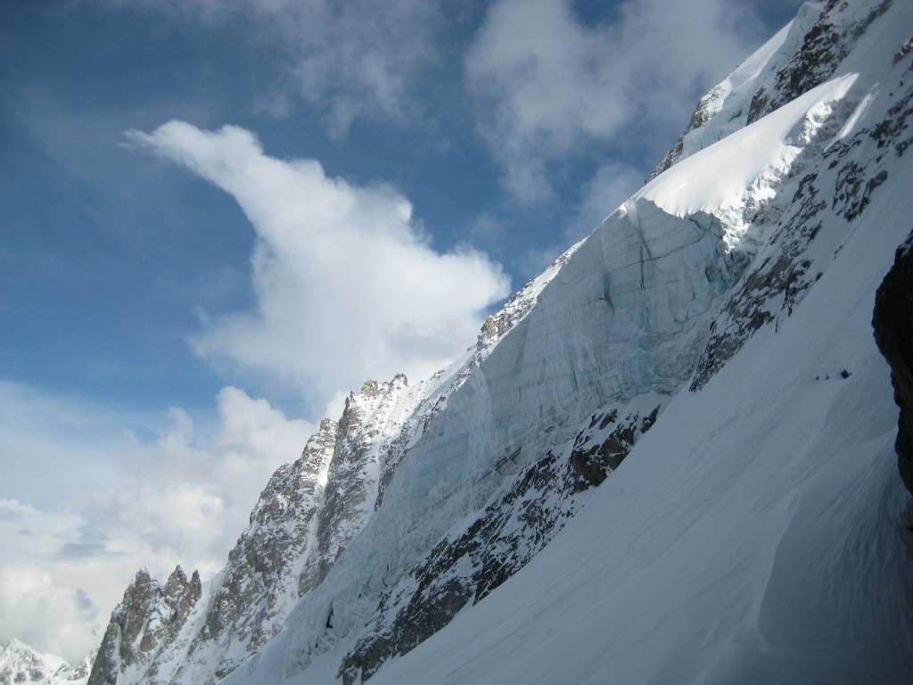 sérac sous face n aiguille argentière
