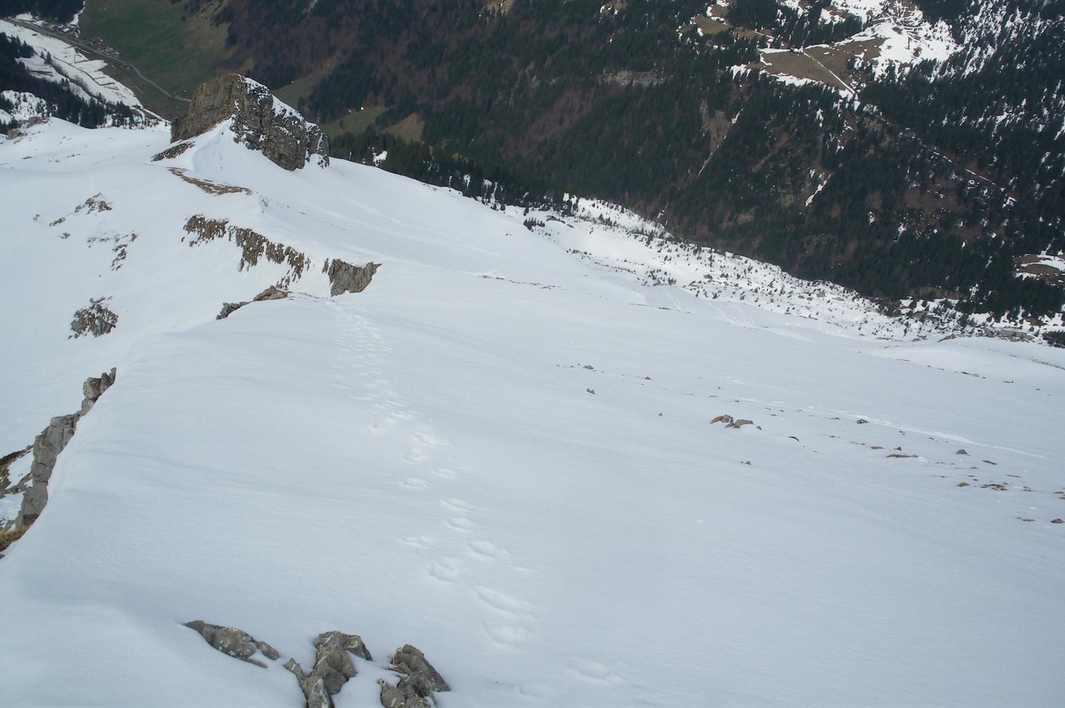 Une partie de la descente.