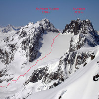 Itnerario al Piz Vadret Pitschen 3218 m dalla Val Punt Ota.