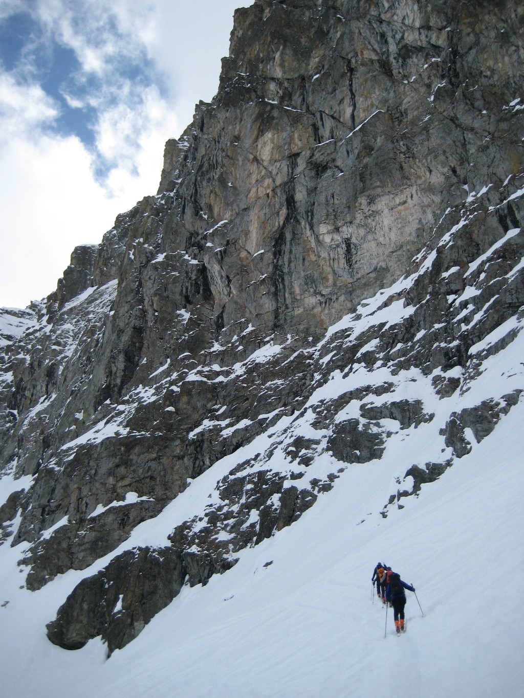 Rampa sotto il Piz Polaschin