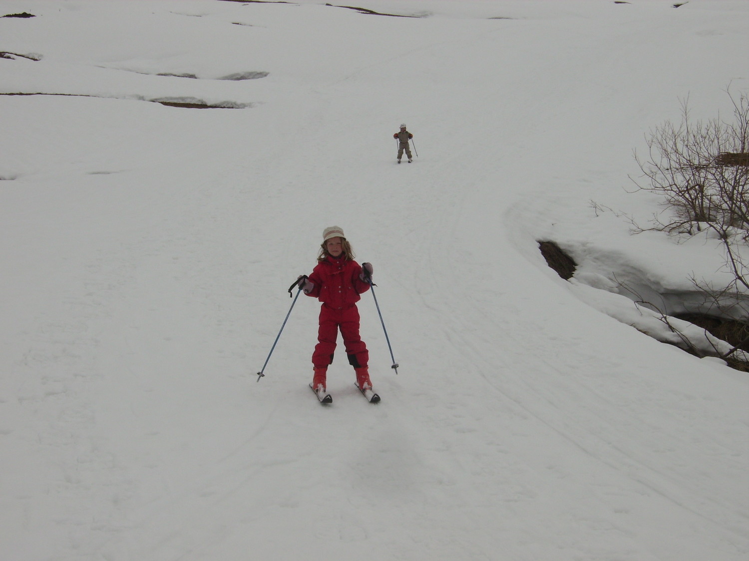 Lucie et Armel a la descente