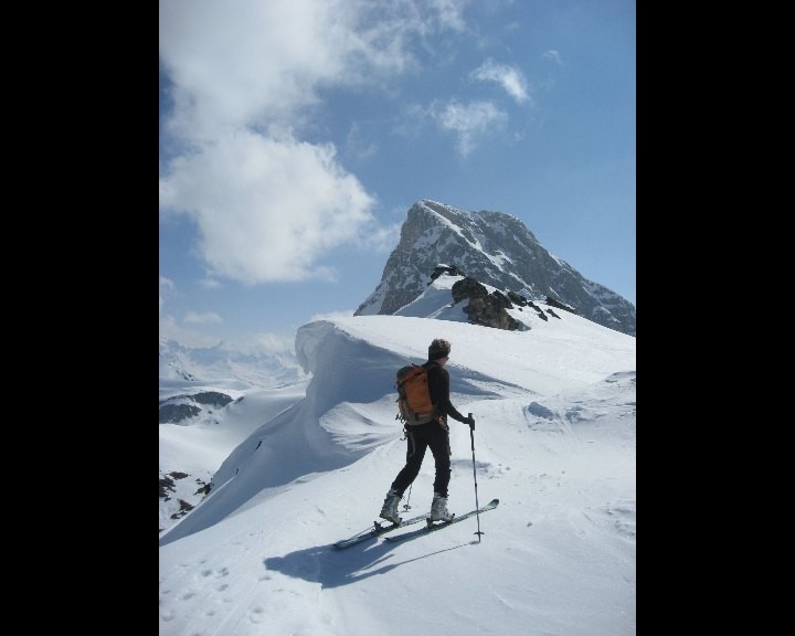 Arête sommitale du Hüreli dans l'Avers