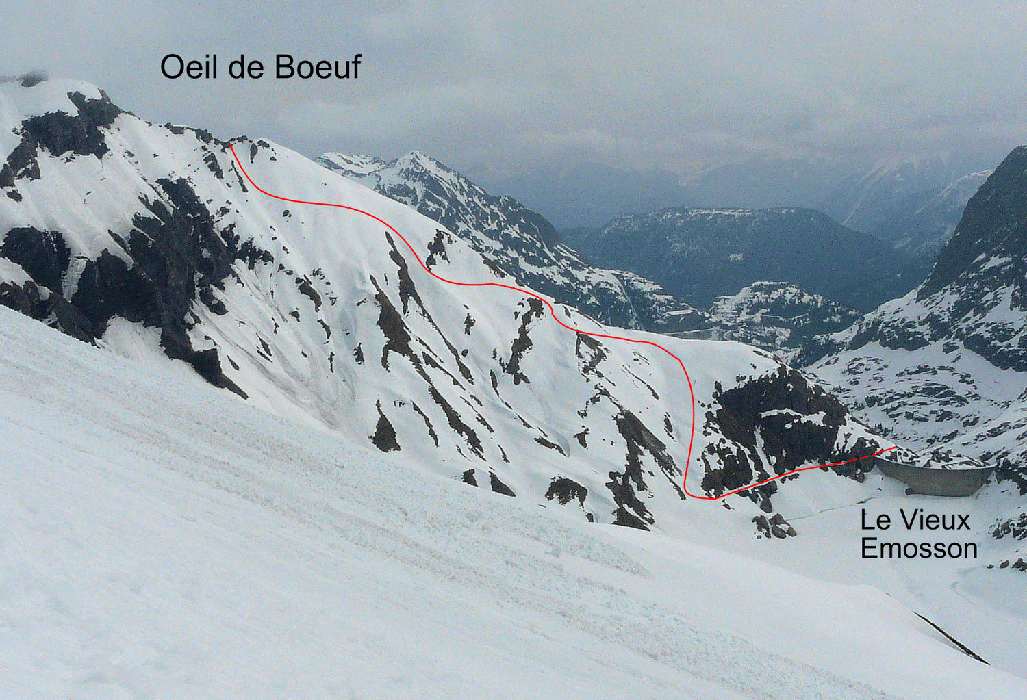 Face SW Oeil de Boeuf (Emosson)