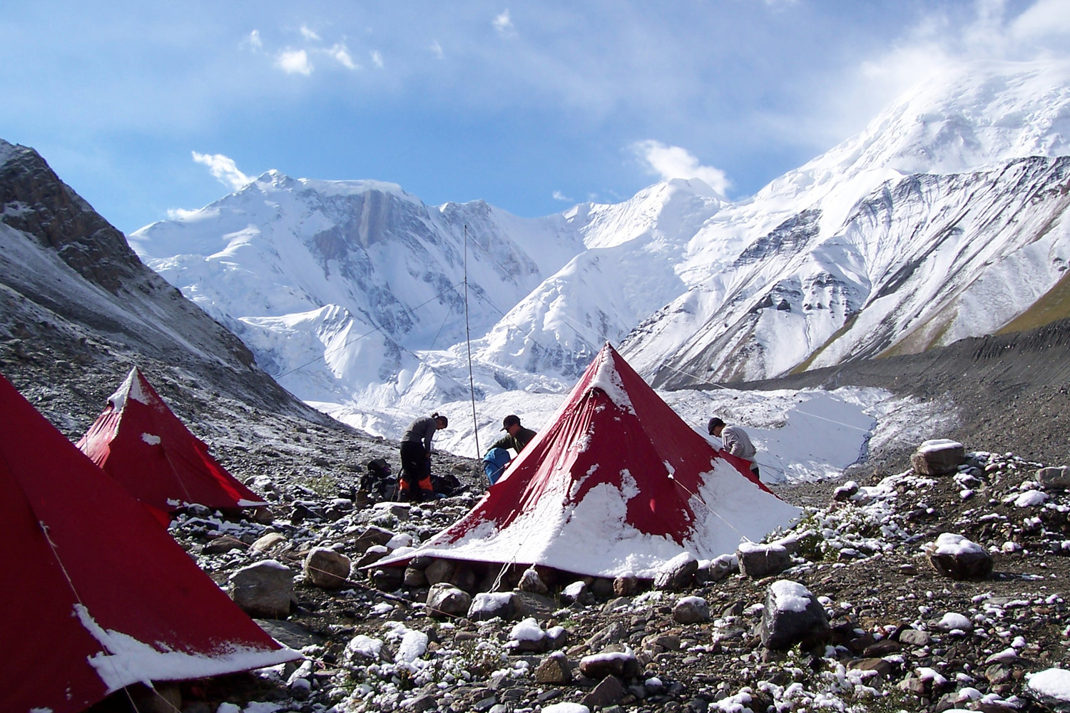 Camp de base à 3300m