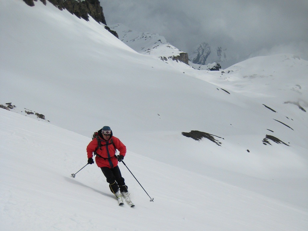 Descente du Wildstrubelgletscher