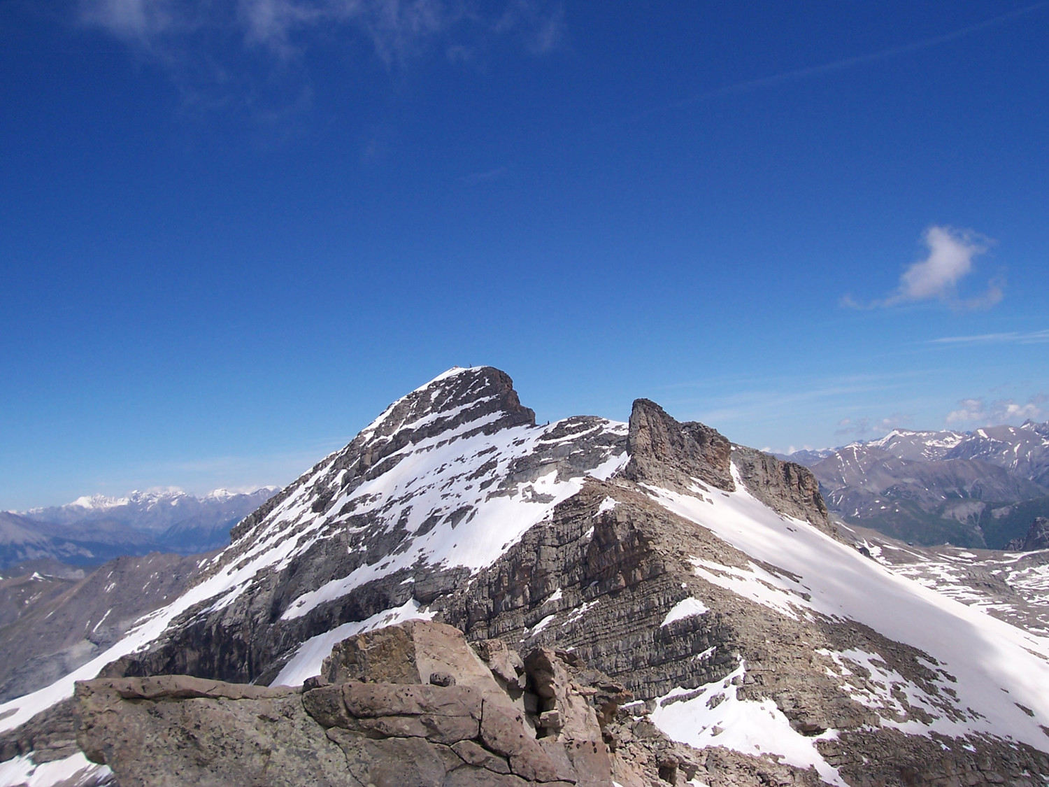 au col du glacier