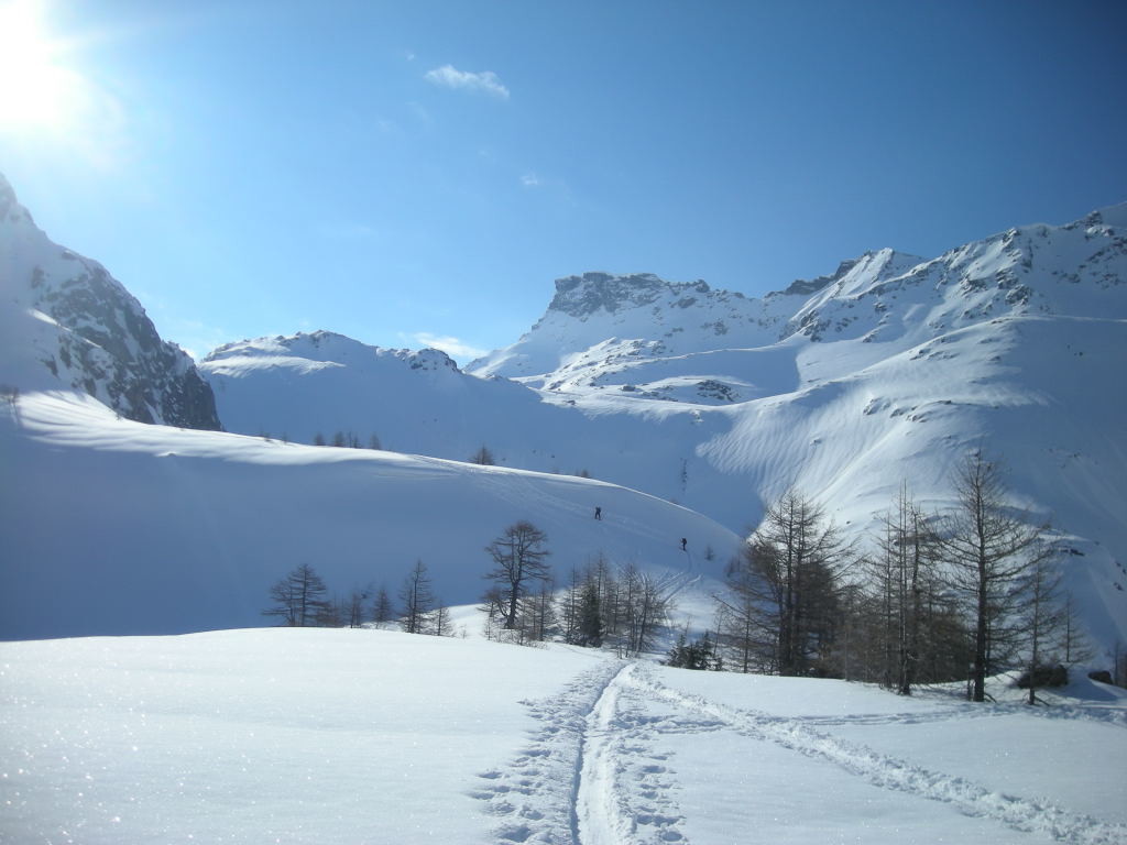 En montant au Gross Schinhorn