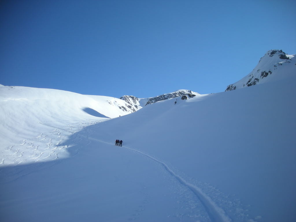 En montant au Gross Schinhorn