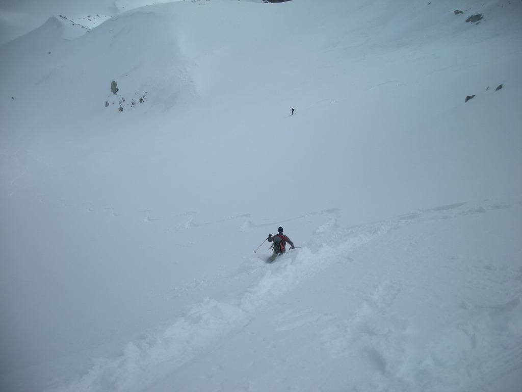 En descendant du Gross Schinhorn