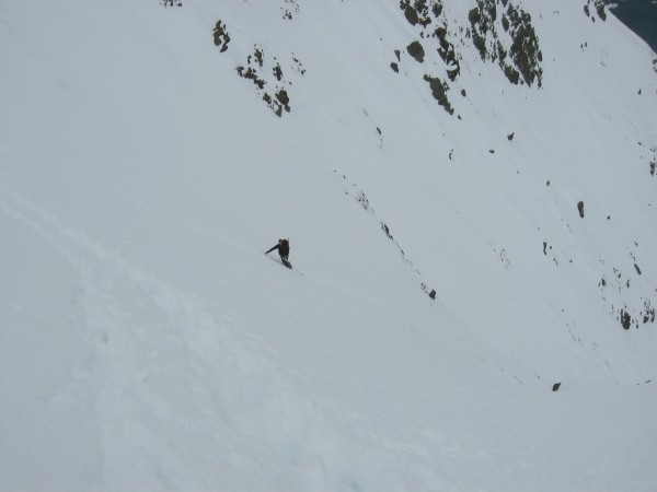 Salendo al Bristen. Verso la cresta