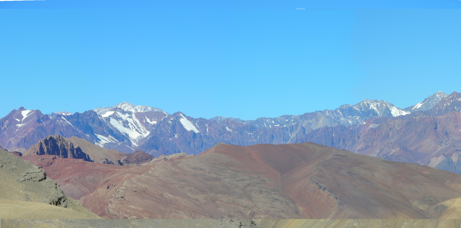 Mirando hacia el S desde el Paso Reichert