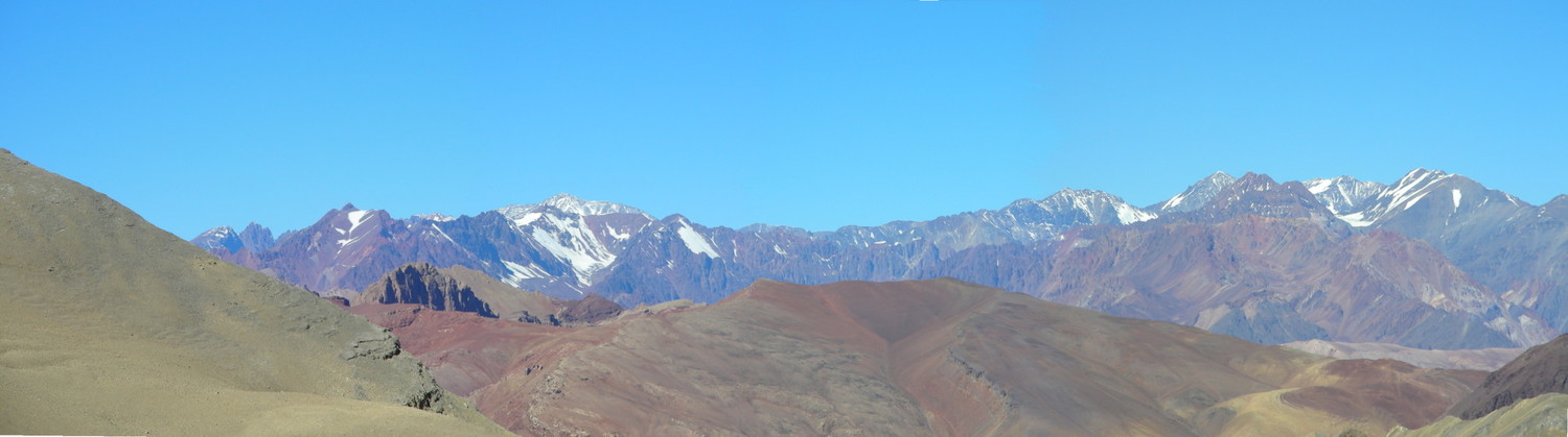 Mirando hacia el S desde el Paso Reichert