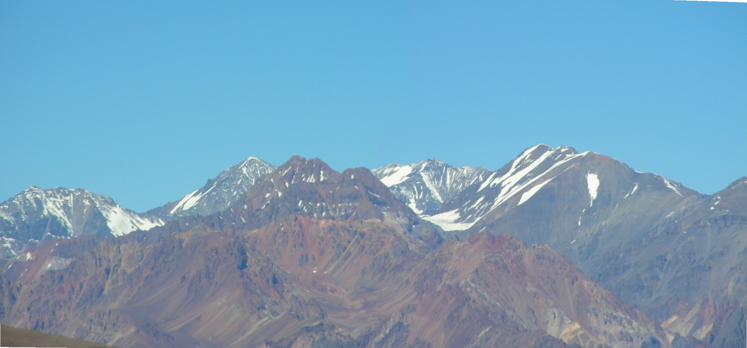 Mirando hacia el S desde el Paso Reichert