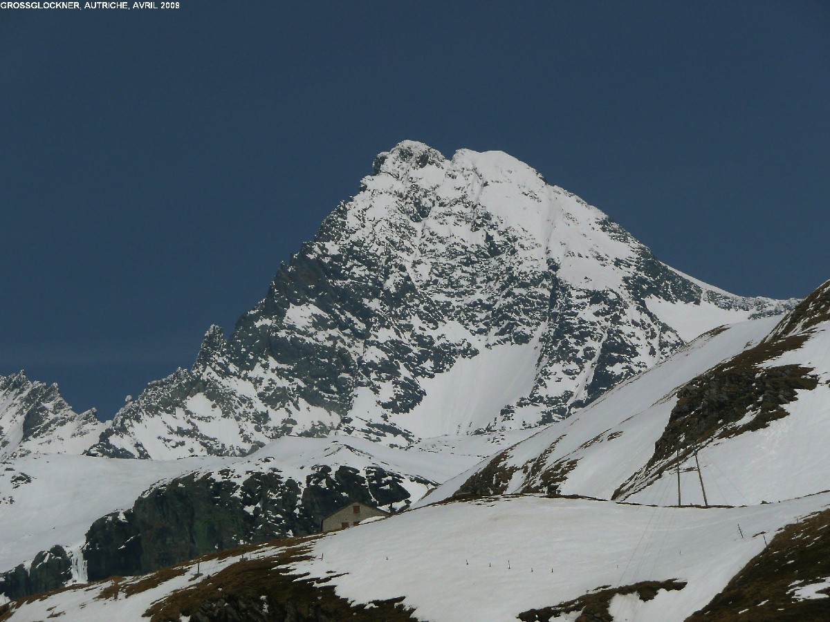 Grossglockner vu de la montée à la Stüdlhütte