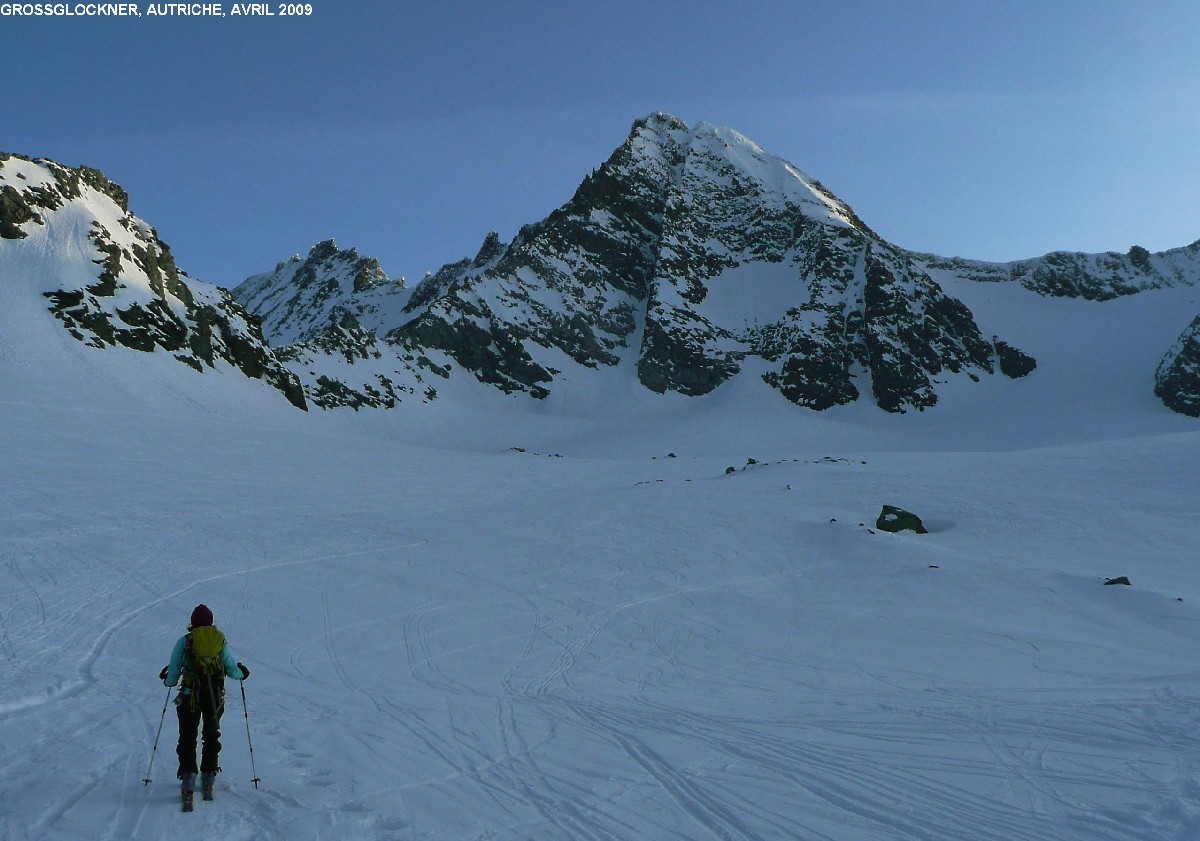 Grossglockner : montée par le glacier de Ködnitz vers 3000m