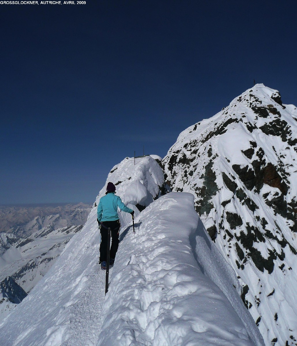 Grossglockner : arête terminale