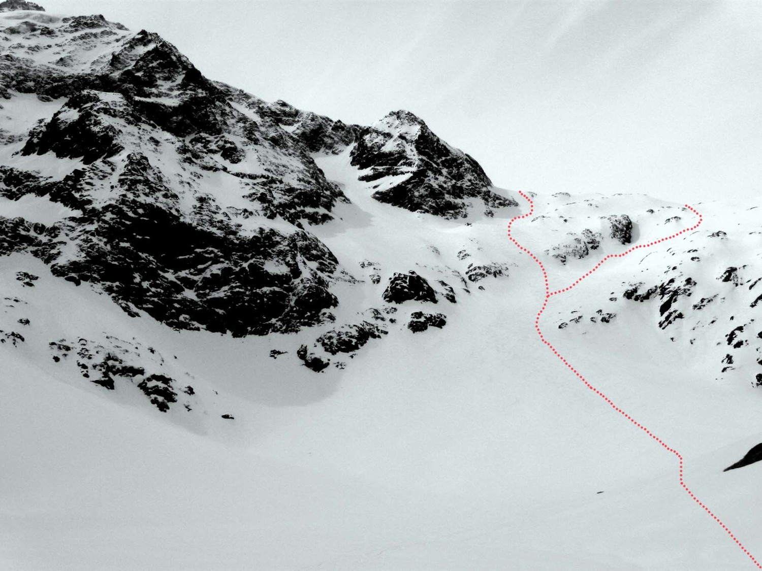 discesa sulla Kröntenhütte