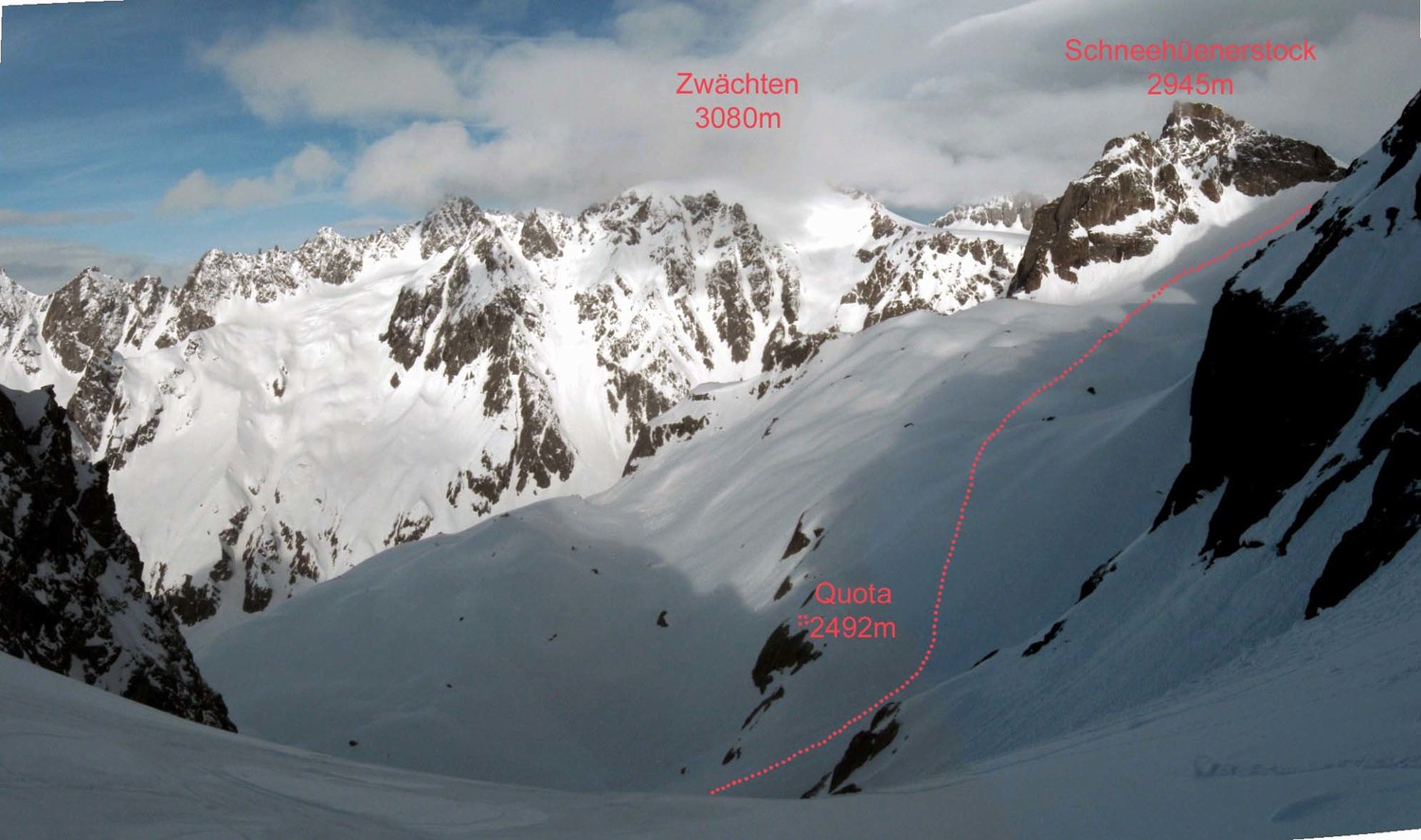 dal Sasspass verso W