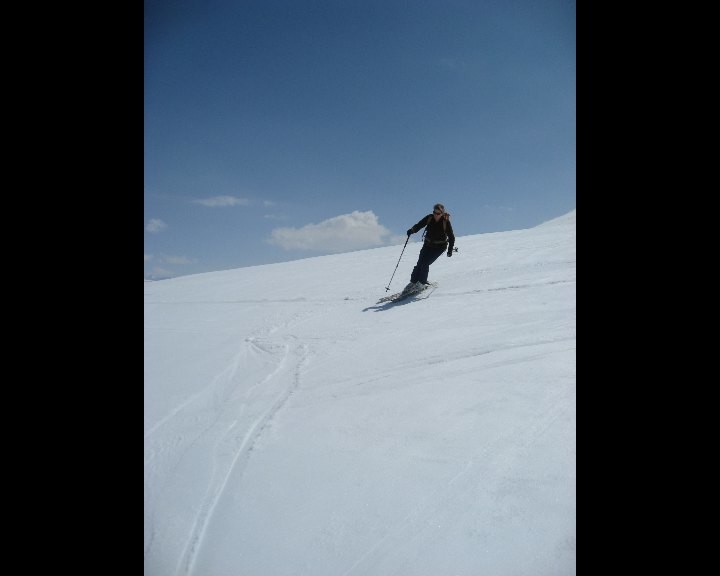 Bonnes conditions de printemps au Chlin Hüreli, Avers