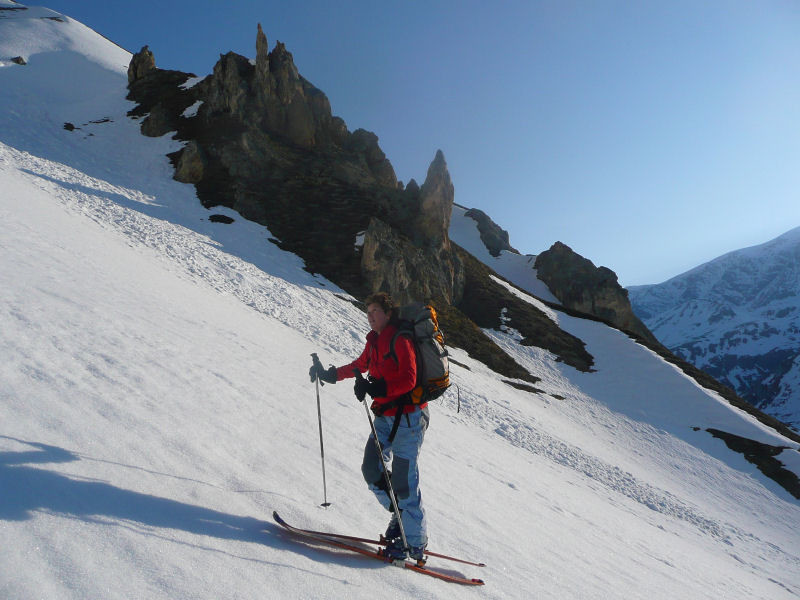Montée au Col Rouge