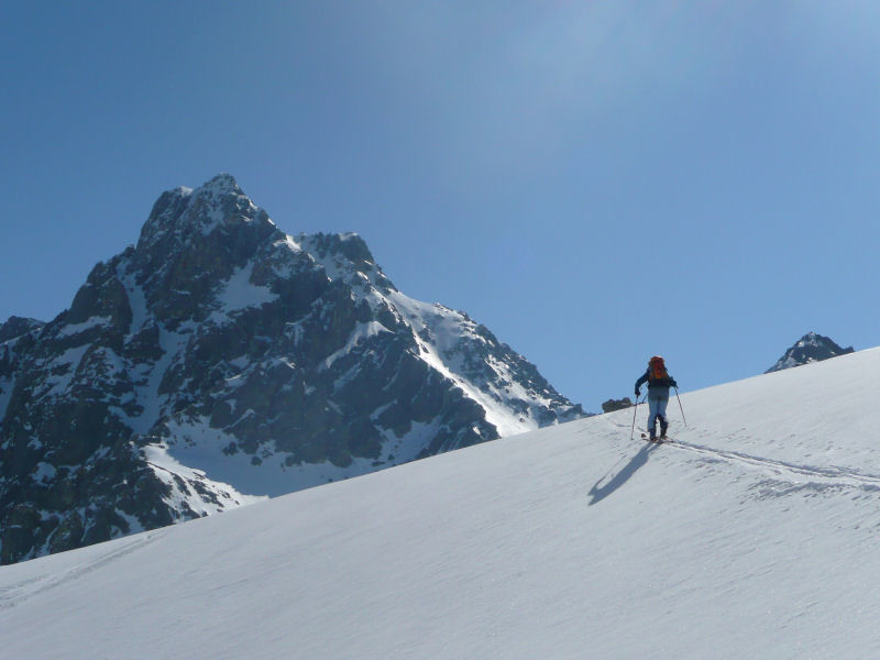 remontée au Col des Fonds