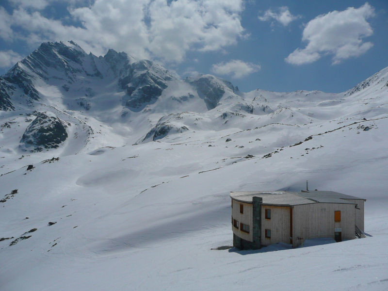 Arrivée au refuge Peclet-Ploset
