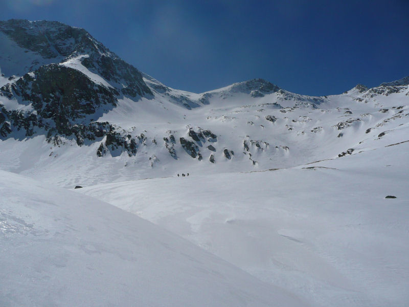 descente versant N du Col d'Aussois
